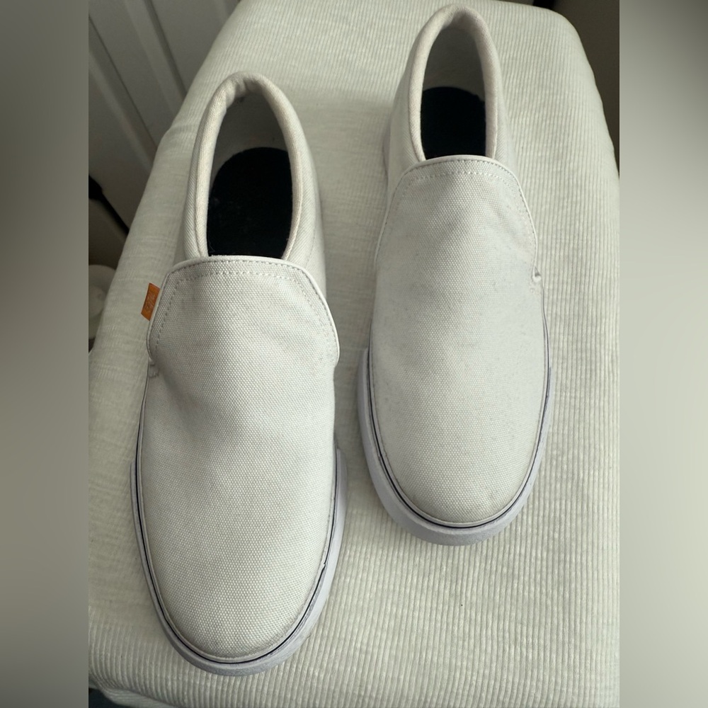 Nike Court Royal White Canvas Slip-On Loafers